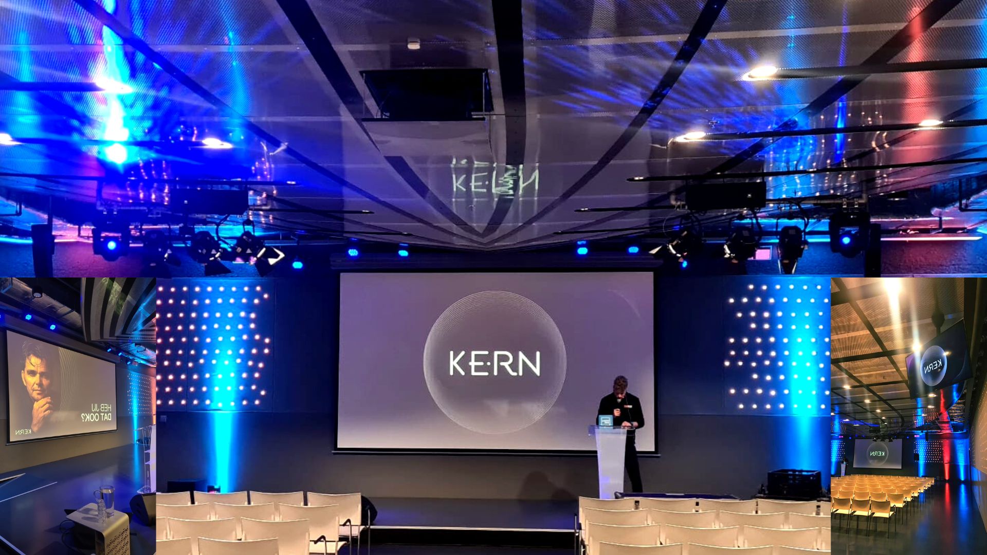 DE Kern show verbindt en raakt de kern van personeel. Ware verbinding.